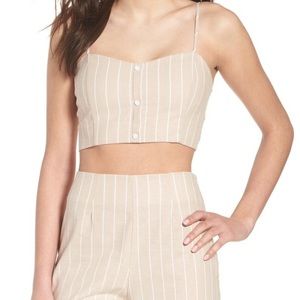 Leith Striped Crop Top